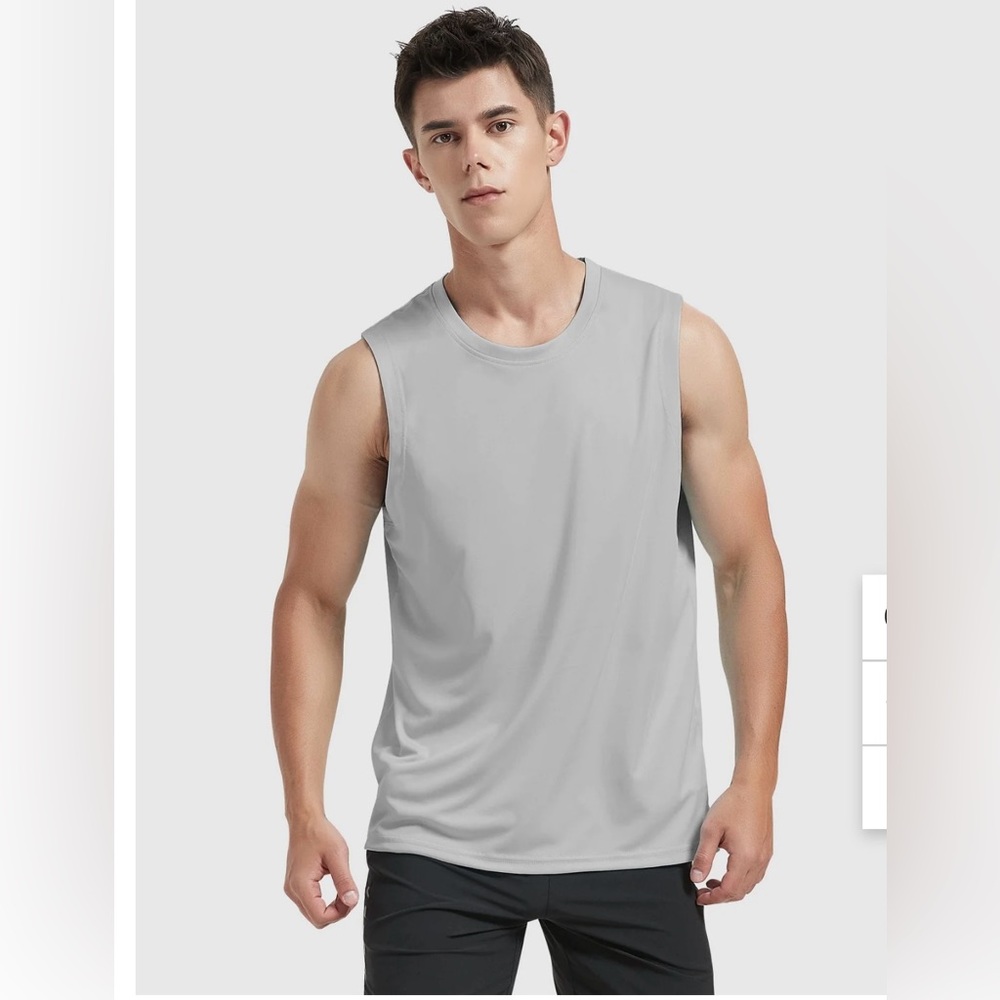 MIER men  lightweight UPF 50+ sun shirts quick dry tank tops. Size 2XL brand new